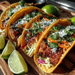 Fresh red cabbage is a key ingredient in the slaw that adds both crunch and vibrant color to your Cherry Fiesta Chicken Tacos. Rich in vitamins C and K, red cabbage is known for its antioxidant properties, making it an excellent addition to your diet. Its fibrous texture provides the perfect contrast to the tender chicken, enhancing the overall eating experience.