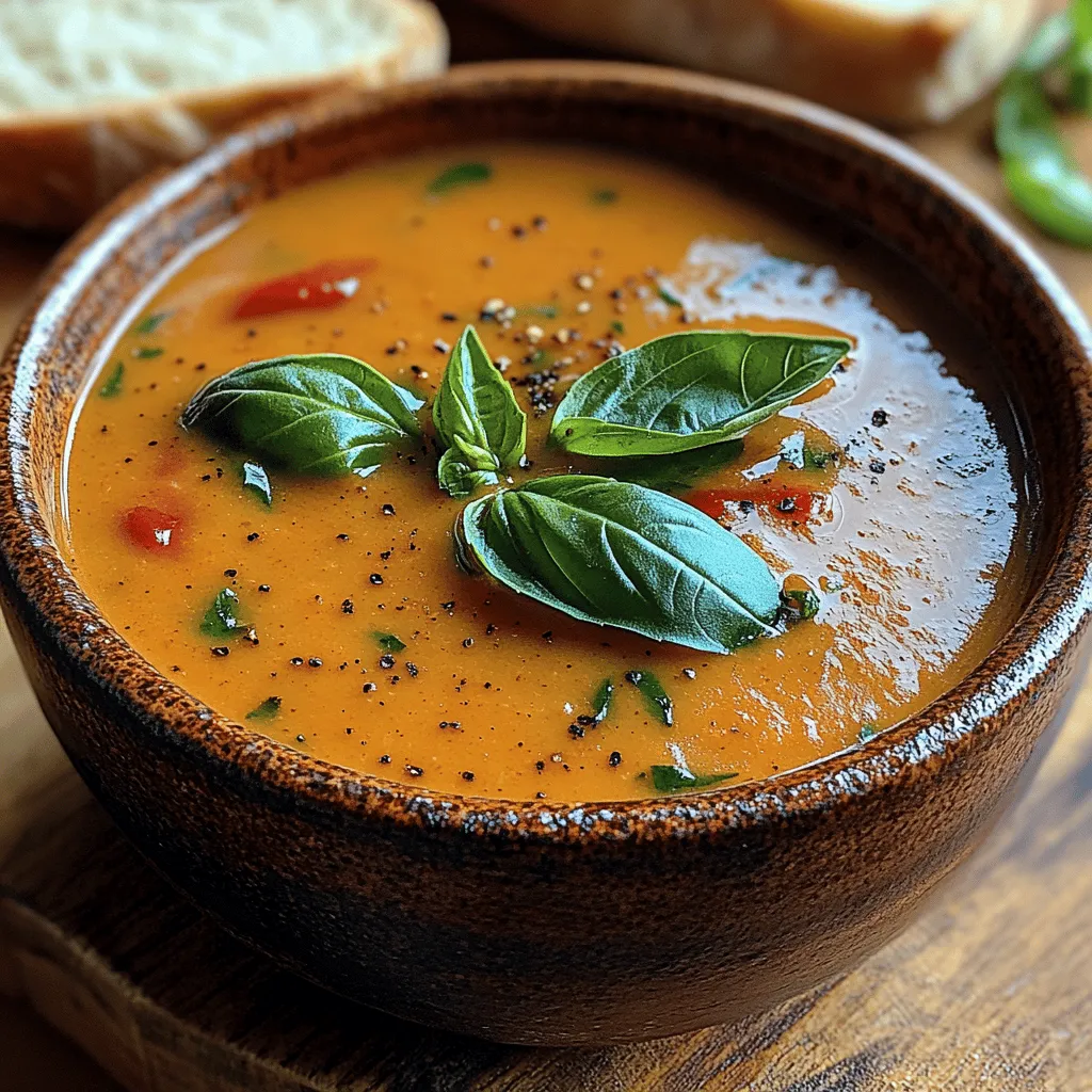 The allure of a warm bowl of soup is undeniable, especially when it’s packed with vibrant flavors and comforting textures. Silky Roasted Red Pepper Soup not only delights the palate but also provides a nourishing option for any meal. This blog post will guide you through the delightful journey of making this simple yet exquisite dish, exploring its rich ingredients, nutritional benefits, and serving suggestions that elevate it to a new level of enjoyment.