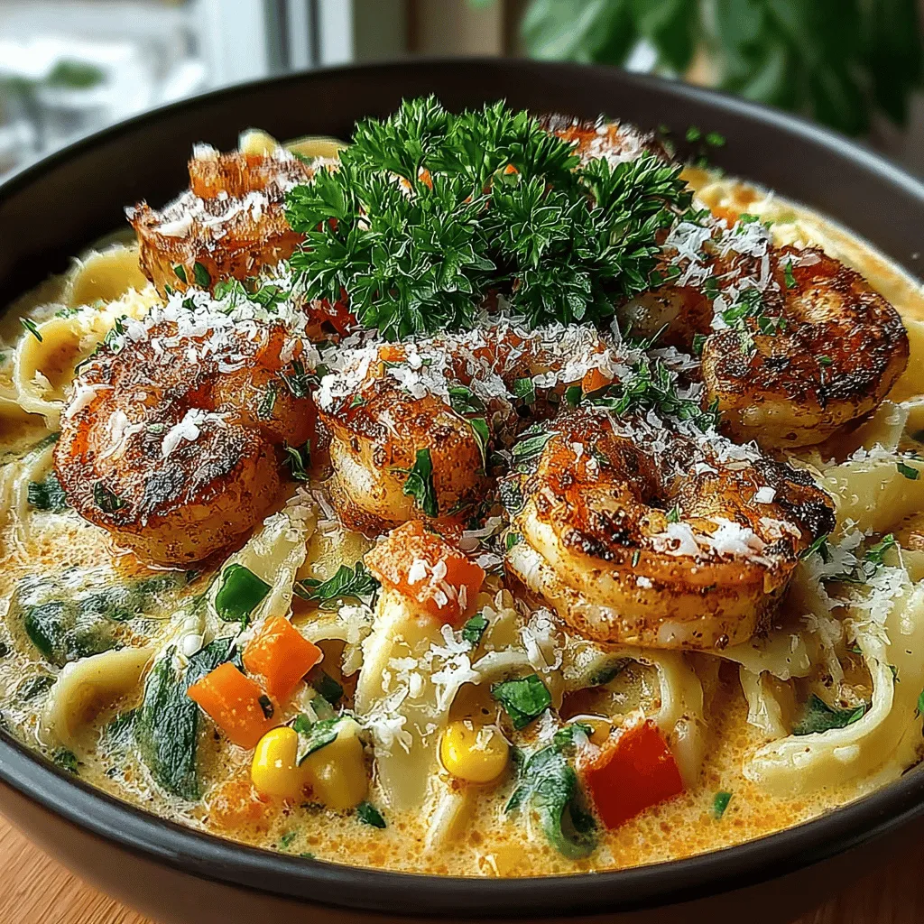 Now that we’ve gathered our ingredients, it’s time to dive into the preparation of this delightful dish. The process is straightforward, allowing you to enjoy the cooking experience without feeling overwhelmed. Here’s how to bring this creamy Cajun shrimp corn pasta to life:
