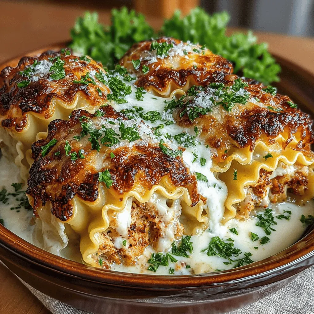 When it comes to comfort food, few dishes can rival the warm embrace of a classic lasagna. But what if you could elevate that beloved dish into a modern, convenient meal that fits perfectly into your busy lifestyle? Enter the Crockpot Chicken Alfredo Lasagna Rolls—a delicious twist that combines the rich, creamy flavors of chicken Alfredo with the nurturing essence of traditional lasagna, all while being effortlessly prepared in a slow cooker. This recipe not only tantalizes your taste buds but also fills your home with an inviting aroma that beckons your family to the dinner table.