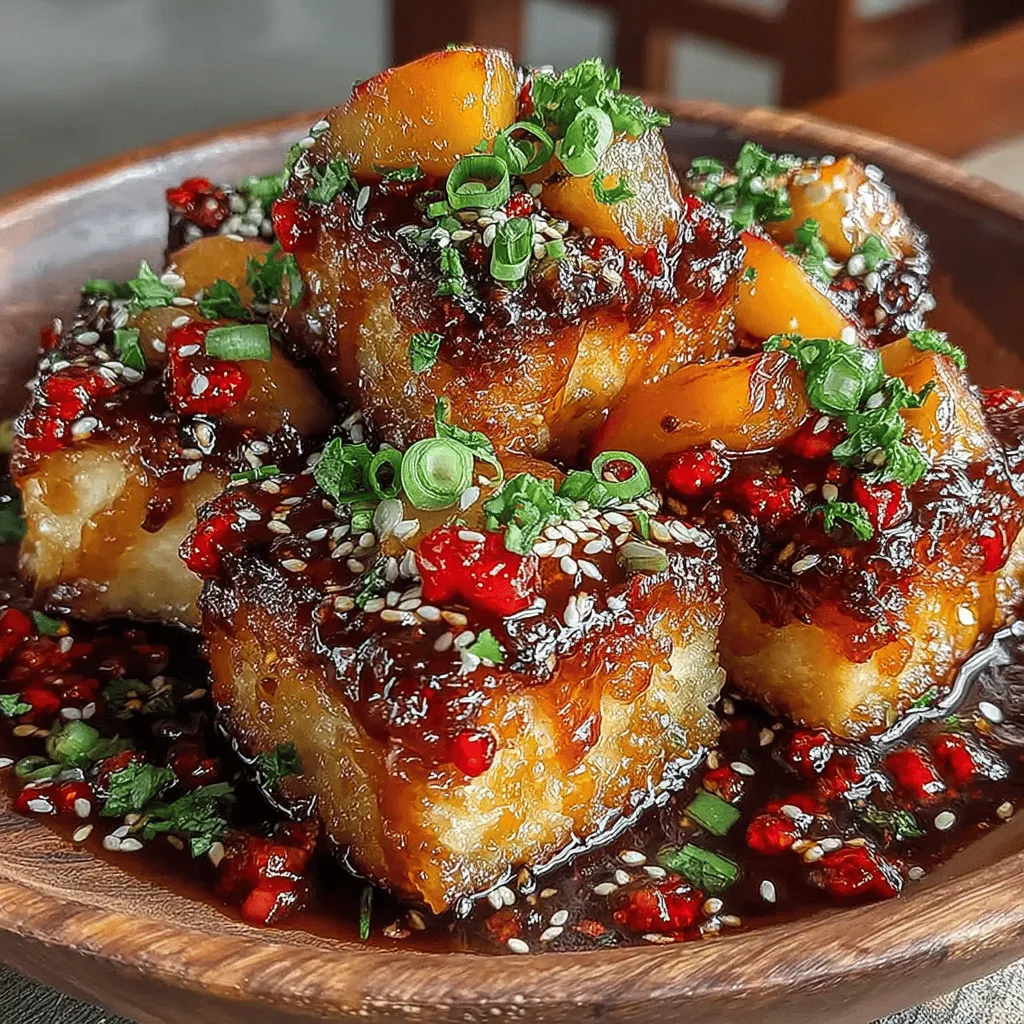 Peach Glazed Tofu is a unique and flavorful dish that showcases the harmony between sweet and savory elements. This recipe marries the luscious sweetness of ripe peaches with the savory depth of firm tofu, creating a delightful culinary experience that is both satisfying and nutritious. As a plant-based option, Peach Glazed Tofu caters to a wide range of dietary preferences, making it an excellent choice for vegans, vegetarians, and anyone looking to incorporate more wholesome meals into their diet. Whether served over rice, in a salad, or alongside grilled vegetables, this dish offers versatility that can enhance any meal.