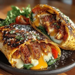 Crispy Pesto Chicken Wraps with Mozzarella