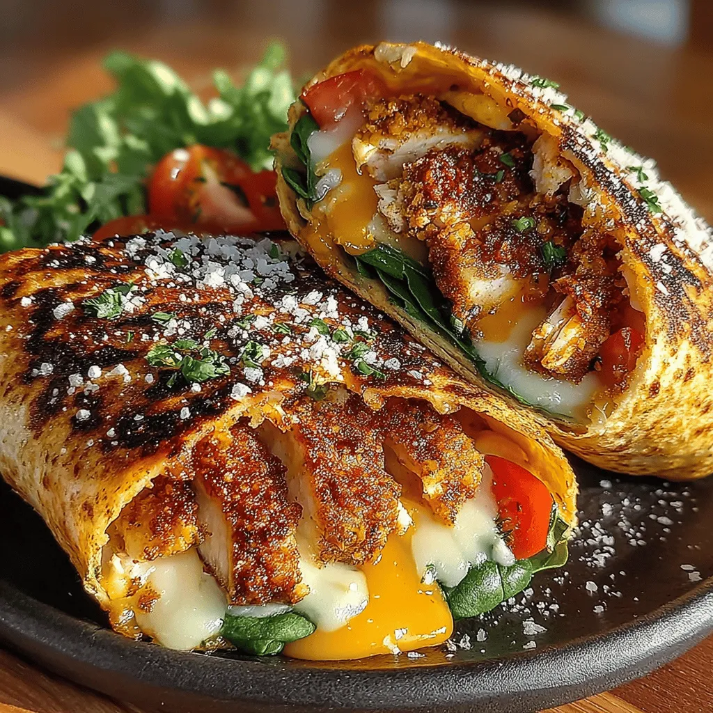 Crispy Pesto Chicken Wraps with Mozzarella are not only delicious but also packed with nutritional benefits that make them a great choice for a balanced meal. Let’s break down the nutritional profile of this dish to understand its health advantages.