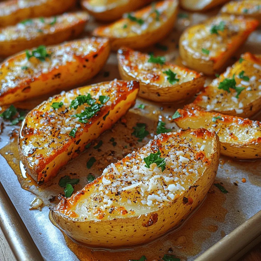 The allure of crispy, golden-brown potato wedges is difficult to resist. Their crunchy exterior, tender interior, and the delightful blend of flavors make them a favorite among food enthusiasts. Among the myriad of ways to prepare these potato delights, Crispy Garlic Parmesan Potato Wedges stand out as a culinary gem. This dish is not only a wonderful side option but also serves as a versatile snack that can elevate any meal experience. Whether you’re hosting a lively gathering or simply enjoying a cozy night in, these potato wedges infused with the earthy flavors of russet potatoes, aromatic garlic, and rich, nutty Parmesan cheese offer a satisfying treat for the taste buds.