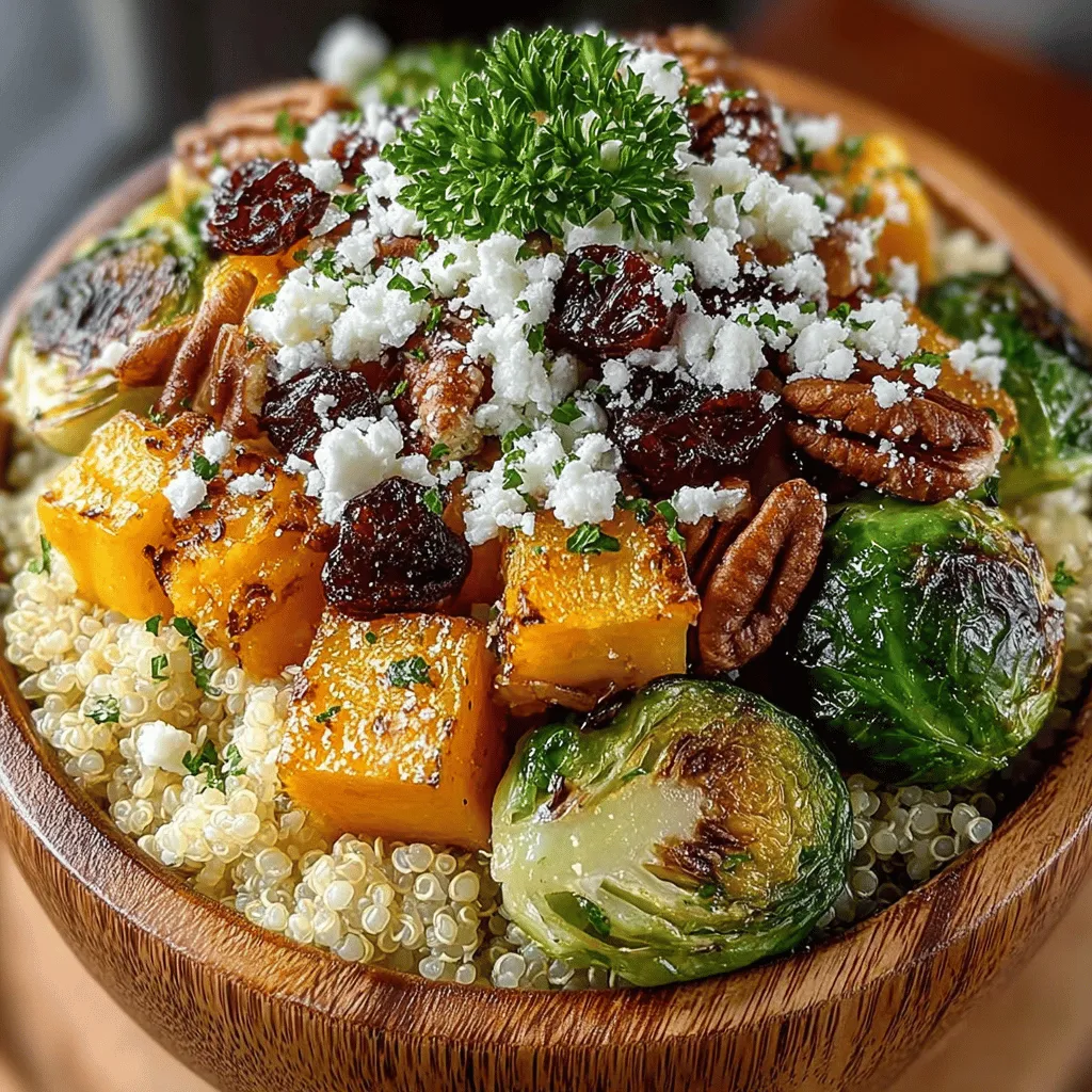 As the leaves begin to change and the air cools, there's a certain magic that comes with the fall harvest. The Harvest Bliss Bowl embodies this seasonal transition, presenting a vibrant medley of roasted Brussels sprouts and butternut squash that is both visually appealing and packed with nutrition. This dish not only highlights the earthy flavors of autumn but also serves as a wholesome meal that is rich in protein, fiber, and essential nutrients, making it a perfect choice for anyone looking to embrace healthy eating.