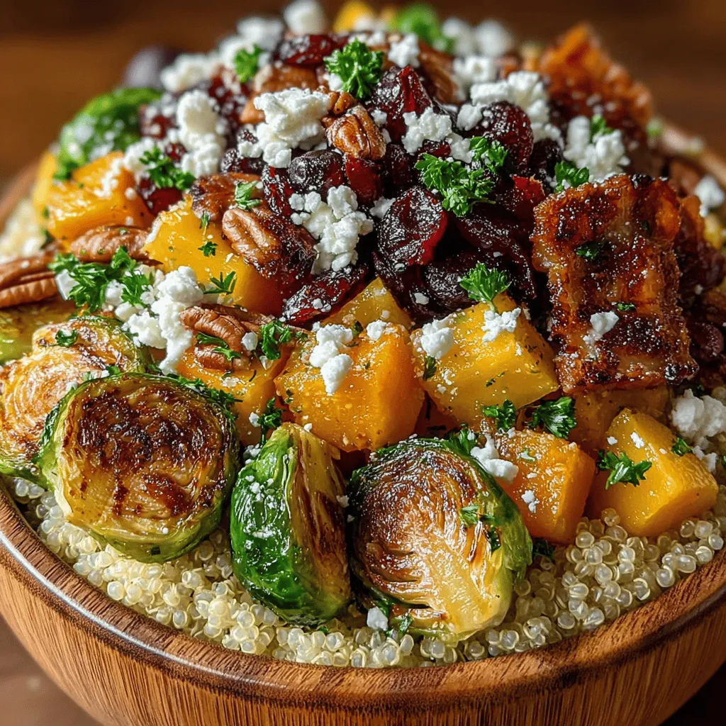 As the leaves begin to change and the air cools, there's a certain magic that comes with the fall harvest. The Harvest Bliss Bowl embodies this seasonal transition, presenting a vibrant medley of roasted Brussels sprouts and butternut squash that is both visually appealing and packed with nutrition. This dish not only highlights the earthy flavors of autumn but also serves as a wholesome meal that is rich in protein, fiber, and essential nutrients, making it a perfect choice for anyone looking to embrace healthy eating.