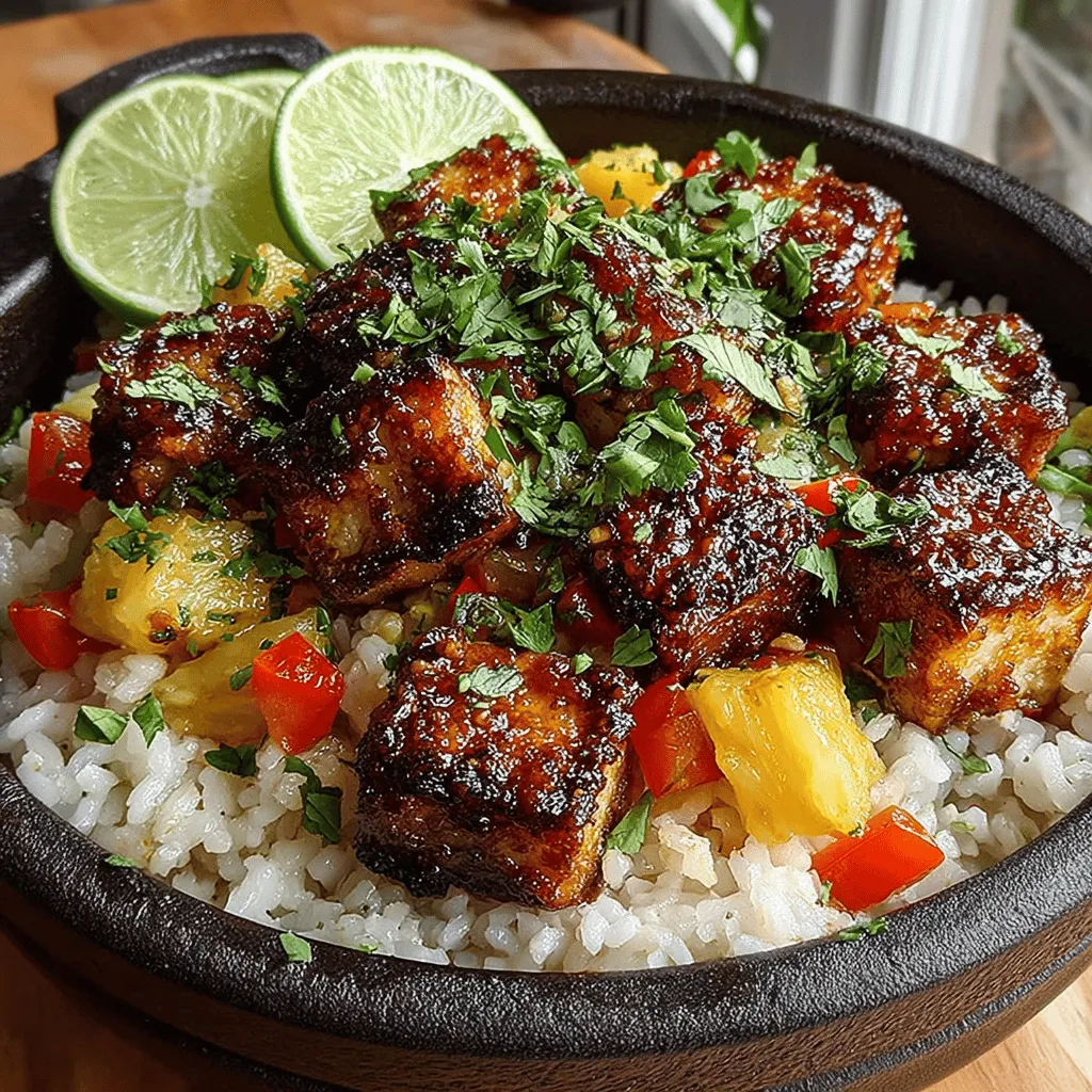 In the realm of culinary experiences, few dishes can rival the vibrant and satisfying combination of Sweet Chili Tofu & Pineapple Rice Bowls. This enticing recipe harmoniously blends the savory crunch of crispy tofu with the tropical sweetness of fresh pineapple, all set against a backdrop of creamy coconut rice. Ideal for a nourishing lunch or a comforting dinner, this dish is more than just a meal; it is a celebration of flavors and textures that promise to delight your palate.