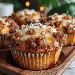 To create these Sweet Apple Pie Oatmeal Muffins, you'll need a handful of simple ingredients that come together beautifully. Here’s what you’ll gather: