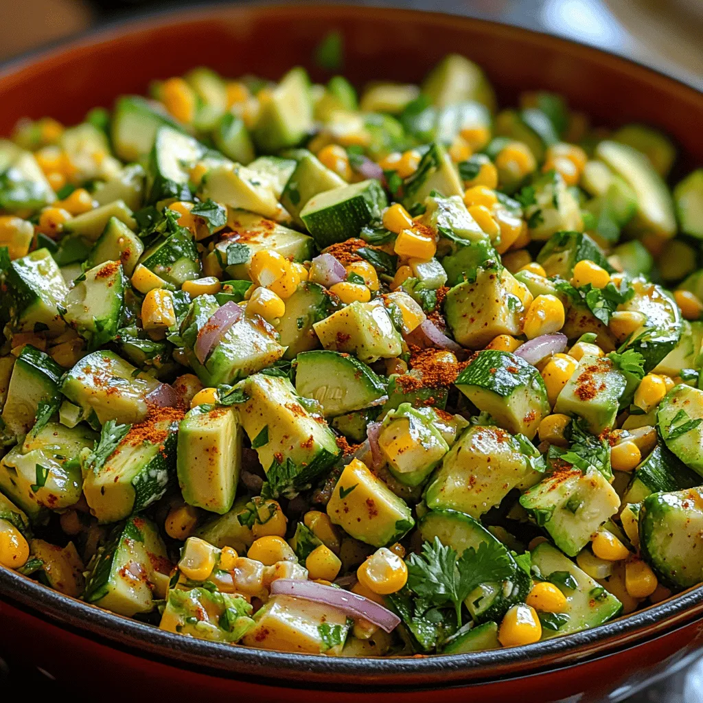 To truly appreciate the Zesty Zucchini Corn Salad, it's important to understand the key ingredients that make up this dish. Each component not only adds to the flavor profile but also contributes to the overall nutritional value.