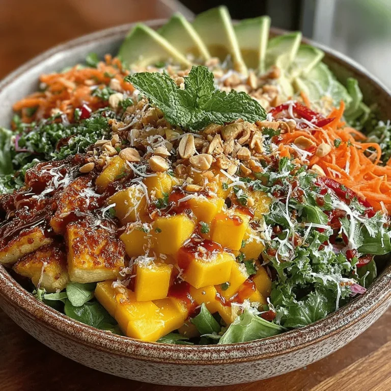In the realm of healthy eating, salads stand out as a vibrant and nourishing option that can be tailored to suit various tastes and dietary needs. Whether enjoyed as a refreshing side dish or a light main course, salads are an excellent way to incorporate a variety of fresh ingredients into your diet. Among the myriad of salad options, the Crispy Mango Salad emerges as a standout choice, enticing with its beautiful colors, fresh flavors, and satisfying textures.