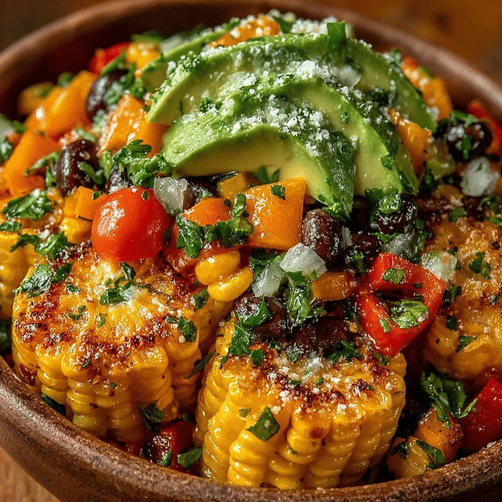 Chilled Fiesta Corn Salad is a vibrant and refreshing dish that perfectly captures the essence of summer. Whether you're hosting a backyard barbecue, enjoying a picnic in the park, or simply seeking a nutritious meal, this salad is a delightful option. It combines the sweetness of fresh corn with the crunch of colorful vegetables, creating a dish that is not only visually appealing but also bursting with flavor. This salad is versatile enough to serve as a light meal on its own or as a side dish accompanying grilled meats or hearty entrees.