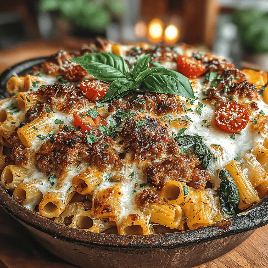 Creamy Tuscan Sausage Pasta Bake is a delightful dish that perfectly marries the rich flavors of Italian cuisine with the heartiness of a comforting baked pasta. This recipe embodies the essence of Tuscan cooking, showcasing the beauty of fresh ingredients and robust flavors. Its creamy texture, infused with savory Tuscan sausage and vibrant vegetables, makes it an irresistible choice for family dinners and gatherings. Whether you’re hosting a cozy dinner party or simply looking for a satisfying weeknight meal, this pasta bake is sure to impress.