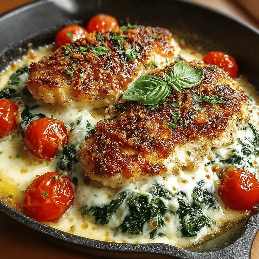 At the heart of the Creamy Italian Chicken Spinach Bake lies the boneless skinless chicken breast, a versatile and popular choice among home cooks. Using boneless skinless chicken not only ensures a tender and juicy result but also simplifies the preparation process. This cut of chicken cooks evenly and absorbs the flavors of the spices and sauces beautifully, making it an ideal base for this dish. As a lean protein source, it helps create a balanced meal, providing the necessary nutrients without excess fat.