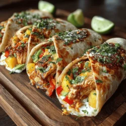 If you're on the hunt for a delightful dish that captures the essence of a tropical paradise, look no further than Tropical Pineapple Chicken Wraps. This vibrant recipe combines tender chicken, juicy pineapple, and a medley of colorful vegetables, creating a mouthwatering experience that transports your taste buds straight to the tropics. The harmonious balance of sweet, savory, and zesty flavors makes these wraps an ideal choice for casual meals, outdoor gatherings, or even festive celebrations.