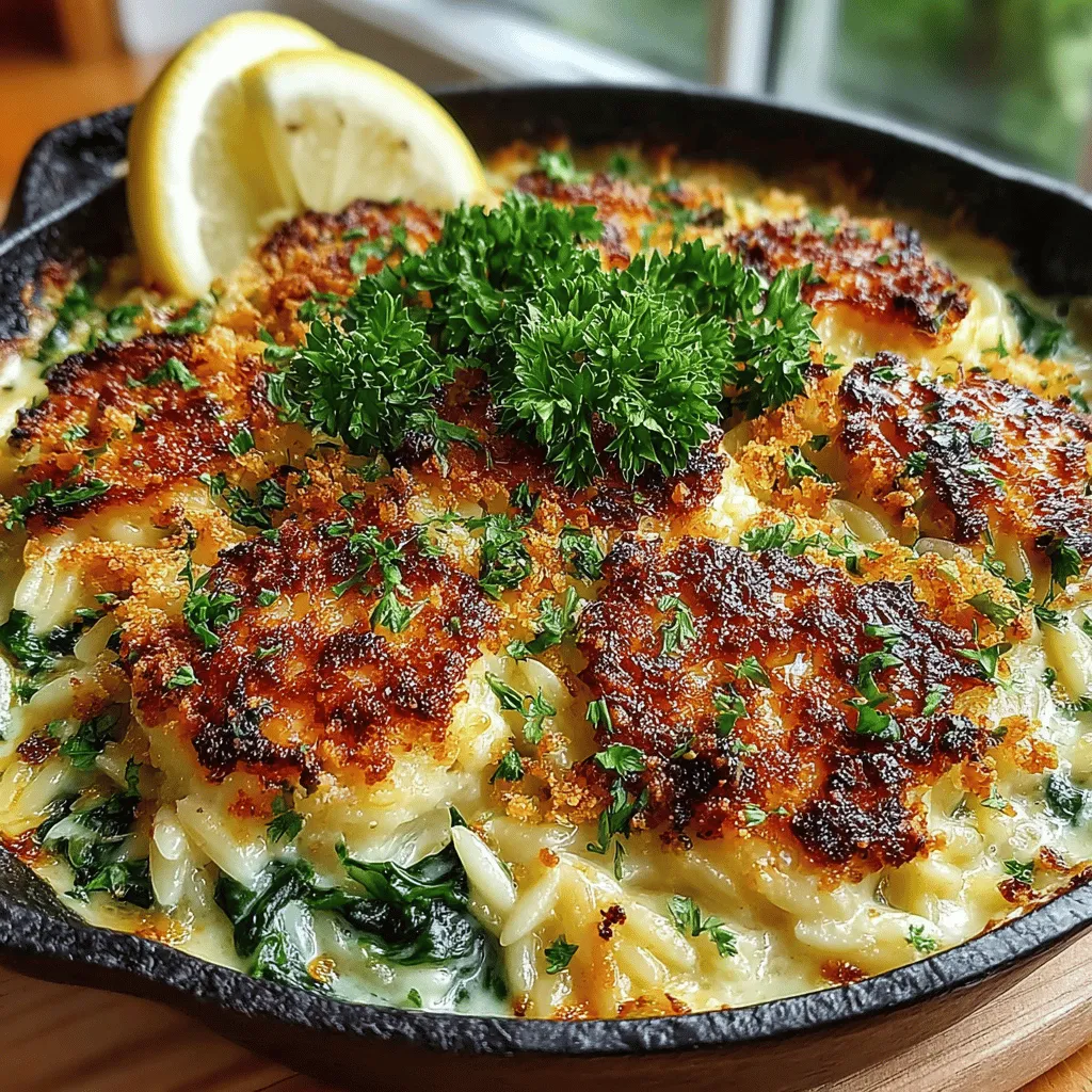 To create this delightful dish, you will need a handful of ingredients that are often staples in many kitchens. The star of the show is orzo pasta, a small rice-shaped pasta that cooks quickly and absorbs flavors beautifully. Let's dive deeper into each ingredient that brings this dish to life: