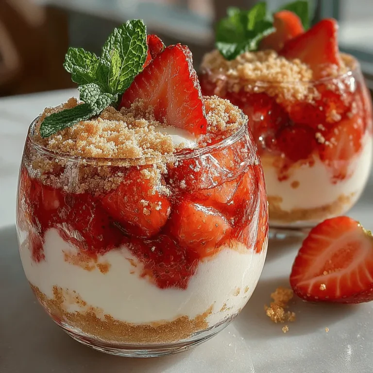As temperatures rise and the days grow longer, the allure of no-bake desserts becomes increasingly appealing. These delightful treats offer a way to indulge in sweet flavors without the added heat of an oven, making them perfect for warm-weather gatherings, picnics, or simply enjoying at home with family. One such dessert that encapsulates the essence of summer is the Strawberry Dream Cups. This recipe celebrates the vibrant, fresh flavors of strawberries combined with a rich, creamy texture that makes each bite feel like a luxurious treat.