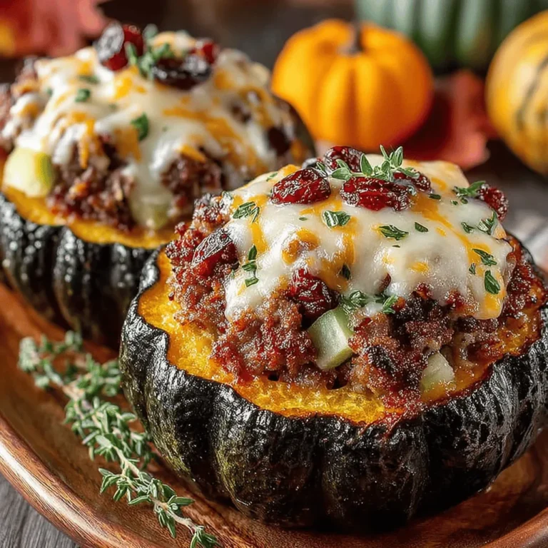 As the leaves begin to turn and the air grows crisp, the culinary landscape shifts to reflect the rich flavors and comforting aromas of autumn. The season invites us to indulge in dishes that warm the heart and nourish the soul, making it the perfect time to explore seasonal ingredients and hearty recipes. One dish that beautifully embodies the spirit of fall is the Autumn Delight Stuffed Acorn Squash. This delightful recipe not only showcases the vibrant colors and flavors of the season but also provides a nutritious and balanced meal that is ideal for gatherings with family and friends.