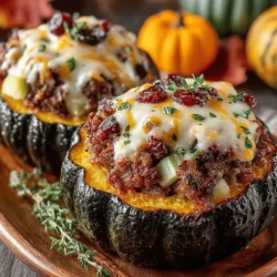 As the leaves begin to turn and the air grows crisp, the culinary landscape shifts to reflect the rich flavors and comforting aromas of autumn. The season invites us to indulge in dishes that warm the heart and nourish the soul, making it the perfect time to explore seasonal ingredients and hearty recipes. One dish that beautifully embodies the spirit of fall is the Autumn Delight Stuffed Acorn Squash. This delightful recipe not only showcases the vibrant colors and flavors of the season but also provides a nutritious and balanced meal that is ideal for gatherings with family and friends.
