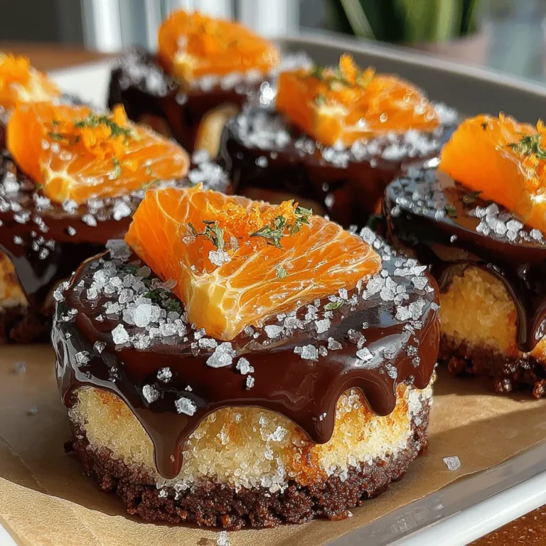 When it comes to desserts, there’s something irresistibly appealing about the juxtaposition of rich, dark chocolate and bright, zesty citrus. Introducing Chilled Chocolate Citrus Delights—an enchanting dessert that seamlessly marries these two worlds. This recipe not only tantalizes the taste buds but also offers a refreshing take on indulgence, making it a perfect treat for a variety of occasions, from summer gatherings to intimate cozy nights in.