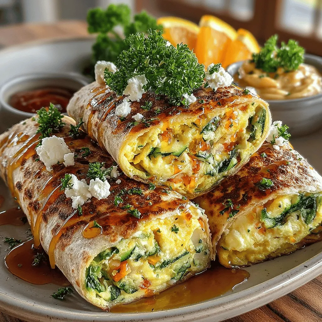 Zucchini is often lauded for its remarkable versatility in the kitchen. This summer squash is incredibly low in calories—only about 20 calories per cup—and boasts a high water content, which makes it a hydrating addition to any meal. For our breakfast wraps, zucchini not only adds moisture but also enhances the texture, creating a satisfying bite. Its mild flavor allows it to blend seamlessly with other ingredients, making it an ideal base for our filling. Furthermore, zucchini is rich in vitamins A and C, potassium, and antioxidants, contributing to overall health and well-being.
