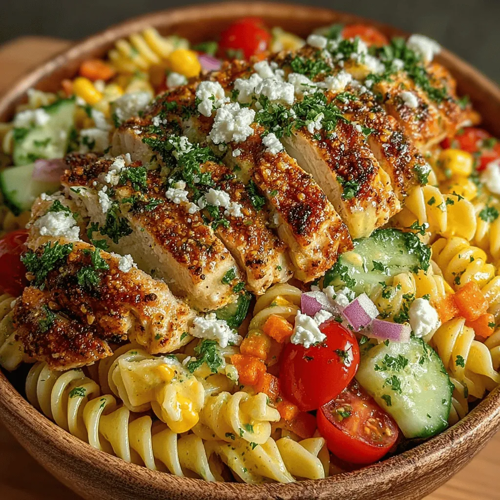Pasta salads have carved a niche for themselves in the culinary world as a versatile and beloved dish, ideal for gatherings, picnics, or simply as a light meal at home. Their capacity to combine various ingredients into a single bowl not only elevates the dining experience but also allows for creative expression in the kitchen. Among the myriad of pasta salad options, the Honey Mustard Chicken Pasta Salad stands out as a particularly appealing choice. This dish seamlessly marries the richness of protein with the crunch of fresh vegetables, all enveloped in a tangy and sweet honey mustard dressing.