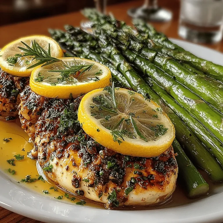 When it comes to creating a meal that is both refreshing and nourishing, few dishes can compete with Zesty Citrus Herb Chicken with Asparagus. This vibrant recipe celebrates the harmonious blend of citrusy flavors and aromatic herbs, resulting in a dish that is not only visually appealing but also packed with nutritional benefits. Whether you’re preparing a weeknight dinner or entertaining guests, this dish provides a delightful balance of taste and health.