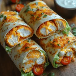 To truly appreciate the deliciousness of crispy buffalo chicken wraps, it's essential to delve into the key ingredients that come together to create this mouthwatering dish. Each component plays a vital role in contributing to the overall flavor and texture, ensuring that every bite is a delightful experience.