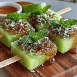 As the summer sun shines down and temperatures rise, the craving for refreshing treats becomes almost irresistible. When it comes to cooling off, nothing quite compares to a deliciously chilled snack made from seasonal fruits. Enter the Frozen Honeydew Lime Skewers—an incredibly simple yet delightful recipe that embodies the essence of summer. This treat not only satiates your sweet tooth but also delivers a refreshing burst of flavor and health benefits, making it a versatile option for everything from backyard barbecues to poolside lounging.