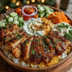 In the world of culinary delights, few dishes encapsulate the spirit of comfort and flavor quite like Chicken Shawarma Rice Bowls. This recipe perfectly marries the aromatic spices of Middle Eastern cuisine with the heartiness of rice, resulting in a meal that is not only satisfying but also bursting with robust flavors. Imagine tender, spiced chicken served over fluffy basmati rice, adorned with fresh vegetables and a creamy sauce—this dish is a feast for both the eyes and the palate.
