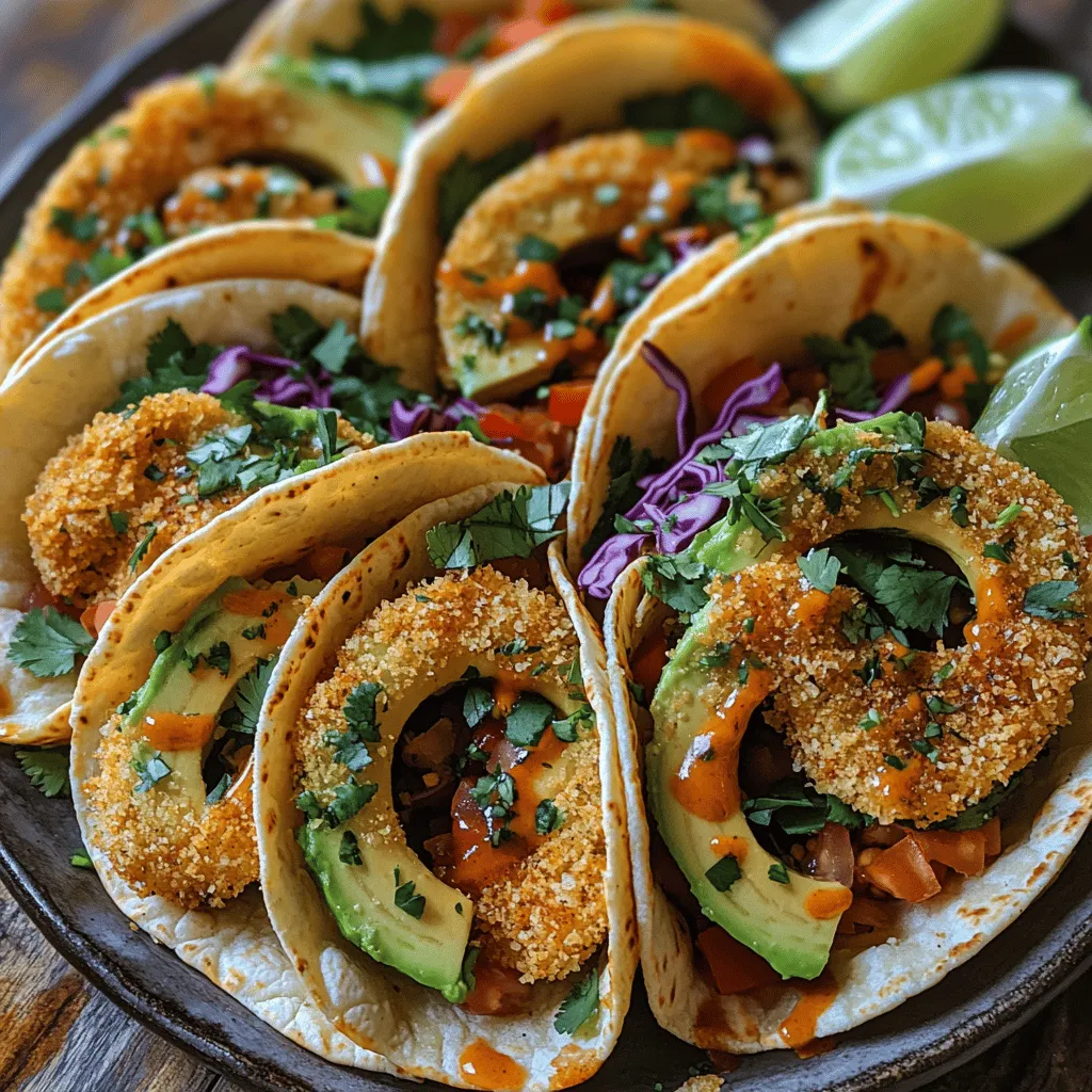 In recent years, the culinary landscape has seen a significant shift towards plant-based recipes that not only cater to health-conscious consumers but also embrace flavor and creativity. Among these innovative dishes, Crunchy Air-Fried Avocado Tacos have emerged as a standout sensation. This recipe combines the creamy richness of avocados with the satisfying crunch of air frying, offering a delightful twist on traditional taco fare. As more people seek quick and easy meal solutions that don't compromise on taste, these tacos provide a perfect option for both weeknight dinners and festive gatherings.