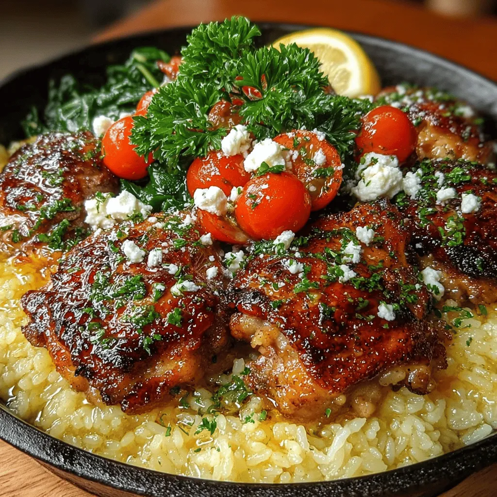 Mediterranean cuisine is celebrated for its vibrant flavors, health benefits, and the joy it brings to the table. Among the many culinary treasures that hail from this region, the Zesty Greek Chicken and Lemon Rice Skillet stands out as a delightful representation of Greek cooking. This dish beautifully marries tender chicken with fragrant lemon-infused rice, creating a colorful and appetizing meal that is as nutritious as it is satisfying.