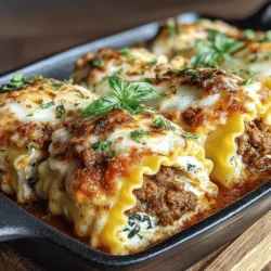Creamy Spinach and Turkey Lasagna Rolls: Step-by-Step Instructions and Serving Suggestions