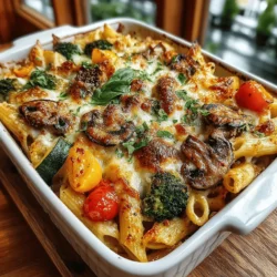 Life has a way of leading us to our favorite recipes, often through a simple moment or memory. For many, cooking is not just a necessity; it's a cherished ritual that brings warmth and joy to everyday life. My journey to discovering the Roasted Veggie Alfredo Pasta Bake happened on a chilly autumn evening, a time when the air turns crisp, and the landscape is painted with a palette of fiery reds and oranges. It was the perfect backdrop for a culinary adventure; I found myself experimenting in the kitchen, surrounded by the vibrant colors of fresh vegetables. As I tossed together a medley of seasonal produce, the idea for this comforting pasta bake took shape, ultimately becoming a staple in my home.