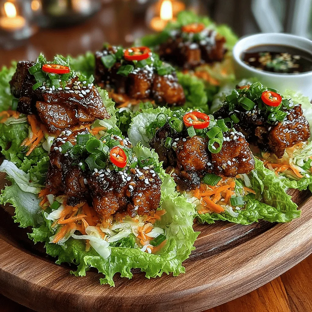 In the realm of culinary delights, Sweet & Savory Sticky Teriyaki Chicken Lettuce Wraps stand out as a vibrant and nutritious option that marries bold flavors with a light, refreshing presentation. These wraps not only satisfy the palate but also cater to a variety of dietary preferences, making them an ideal choice for anyone looking to enjoy a healthy meal without compromising on taste. As the popularity of lettuce wraps continues to rise, they have become a staple in many households, appreciated for their versatility and ease of preparation.