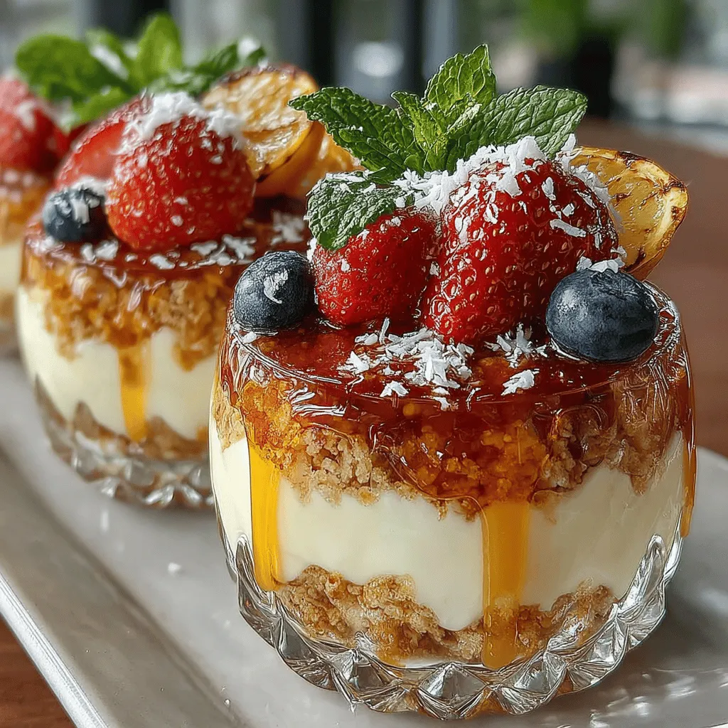 As the warm sun graces us with its presence and the days stretch longer, there’s nothing quite like a refreshing dessert to enhance the joys of summer. Zesty Grilled Lemon Parfaits are the epitome of a delightful summer treat, combining the tangy brightness of lemons with the creamy goodness of yogurt, all layered with crunchy granola and vibrant berries. This recipe not only tantalizes the taste buds but also celebrates the essence of seasonal ingredients, making it a perfect choice for warm-weather gatherings, summer brunches, or a light dessert after dinner.