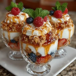 As the warm sun graces us with its presence and the days stretch longer, there’s nothing quite like a refreshing dessert to enhance the joys of summer. Zesty Grilled Lemon Parfaits are the epitome of a delightful summer treat, combining the tangy brightness of lemons with the creamy goodness of yogurt, all layered with crunchy granola and vibrant berries. This recipe not only tantalizes the taste buds but also celebrates the essence of seasonal ingredients, making it a perfect choice for warm-weather gatherings, summer brunches, or a light dessert after dinner.