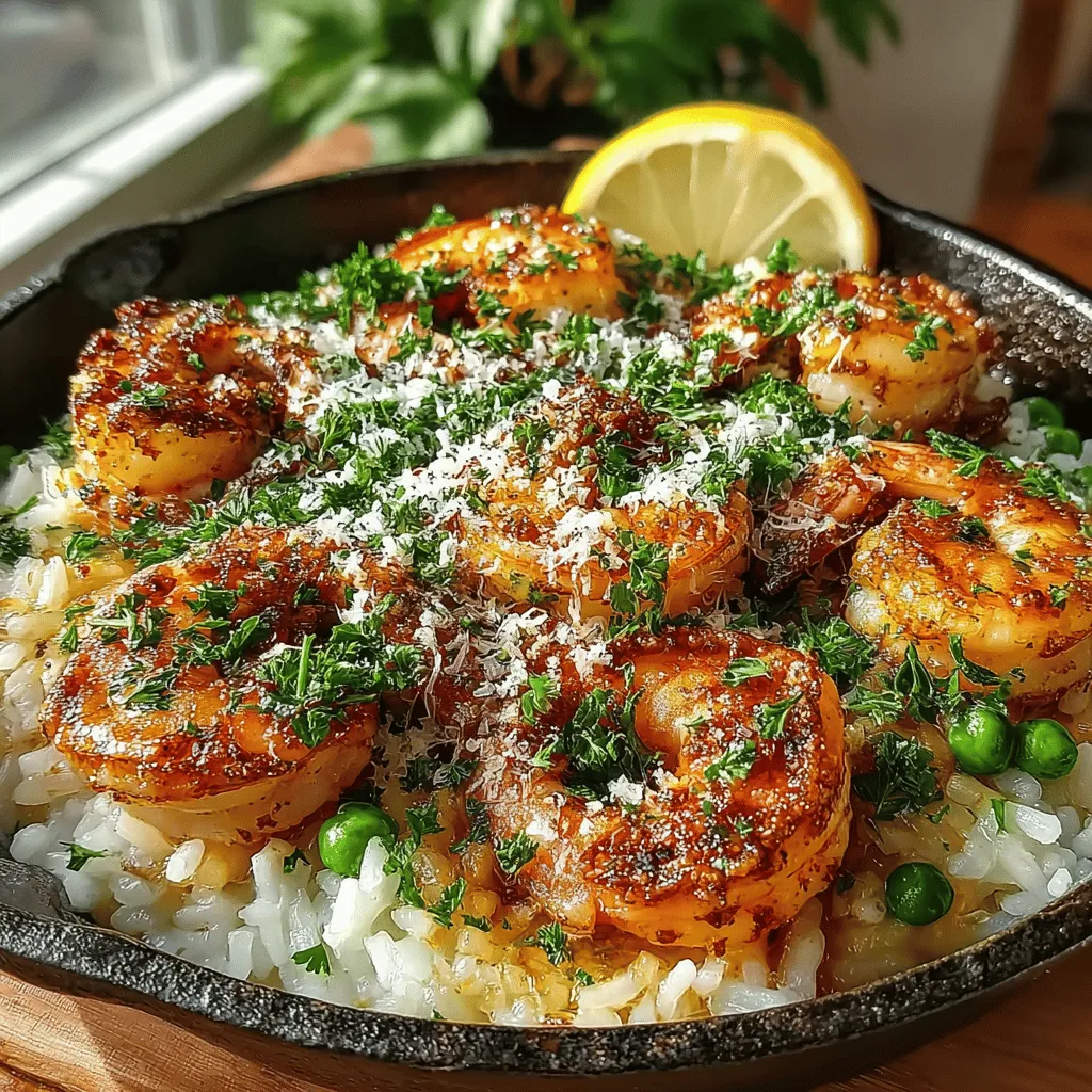 In the realm of weeknight dinners, few dishes can rival the allure of a Garlic Butter Parmesan Rice & Shrimp Skillet. This recipe is not just a meal; it’s a symphony of flavors and textures that come together in a single pan, making it perfect for those busy evenings when time is of the essence. With the rich, buttery flavor of garlic, the savory depth of Parmesan cheese, and the tender, juicy shrimp, this dish encapsulates everything we love about quick and satisfying meals.