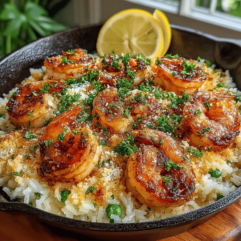 In the realm of weeknight dinners, few dishes can rival the allure of a Garlic Butter Parmesan Rice & Shrimp Skillet. This recipe is not just a meal; it’s a symphony of flavors and textures that come together in a single pan, making it perfect for those busy evenings when time is of the essence. With the rich, buttery flavor of garlic, the savory depth of Parmesan cheese, and the tender, juicy shrimp, this dish encapsulates everything we love about quick and satisfying meals.