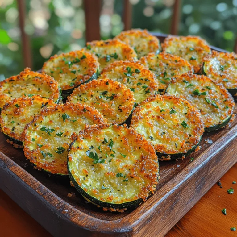 In an era where healthy snacking is gaining momentum, Zesty Crunchy Baked Zucchini Chips stand out as a delicious and nutritious alternative to traditional snacks. As more people seek ways to incorporate wholesome ingredients into their diets, these baked zucchini chips offer a perfect solution that marries health and flavor. The appeal of a satisfying crunch combined with vibrant taste makes this recipe a hit among both kids and adults, transforming a simple vegetable into an exciting snack.