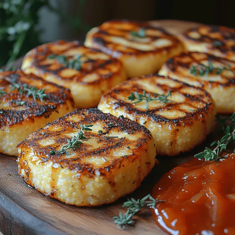 Polenta, a staple in Italian cuisine, has gained popularity around the world for its versatility and comforting nature. Made from ground cornmeal, polenta can be served creamy, baked, grilled, or fried, making it an adaptable base for a variety of dishes. One of the most delightful ways to enjoy polenta is through the recipe for Crispy Parmesan Polenta Cakes. This dish not only showcases the rich flavors of polenta but also offers a delightful balance of textures, making it an ideal choice for both appetizers and side dishes.