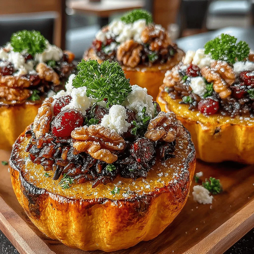 As the crisp air of autumn settles in, a rich tapestry of seasonal ingredients comes into play, and few embody the essence of fall quite like acorn squash. This charming, pumpkin-like vegetable with its ribbed exterior and sweet, nutty flavor is not only a visual delight but also a culinary favorite that shines in various dishes. Among the many ways to enjoy acorn squash, one of the most delightful preparations is to stuff it, turning it into a hearty and satisfying meal that encapsulates the warmth of the season. In this article, we delve into the recipe for Golden Roasted Acorn Squash Stuffed with Wild Rice, exploring the origins of the dish, its nutritional benefits, and the initial steps to create this comforting centerpiece.