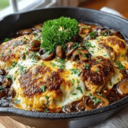 Balsamic Mushroom and Swiss Chicken Bake: Cooking to Perfection