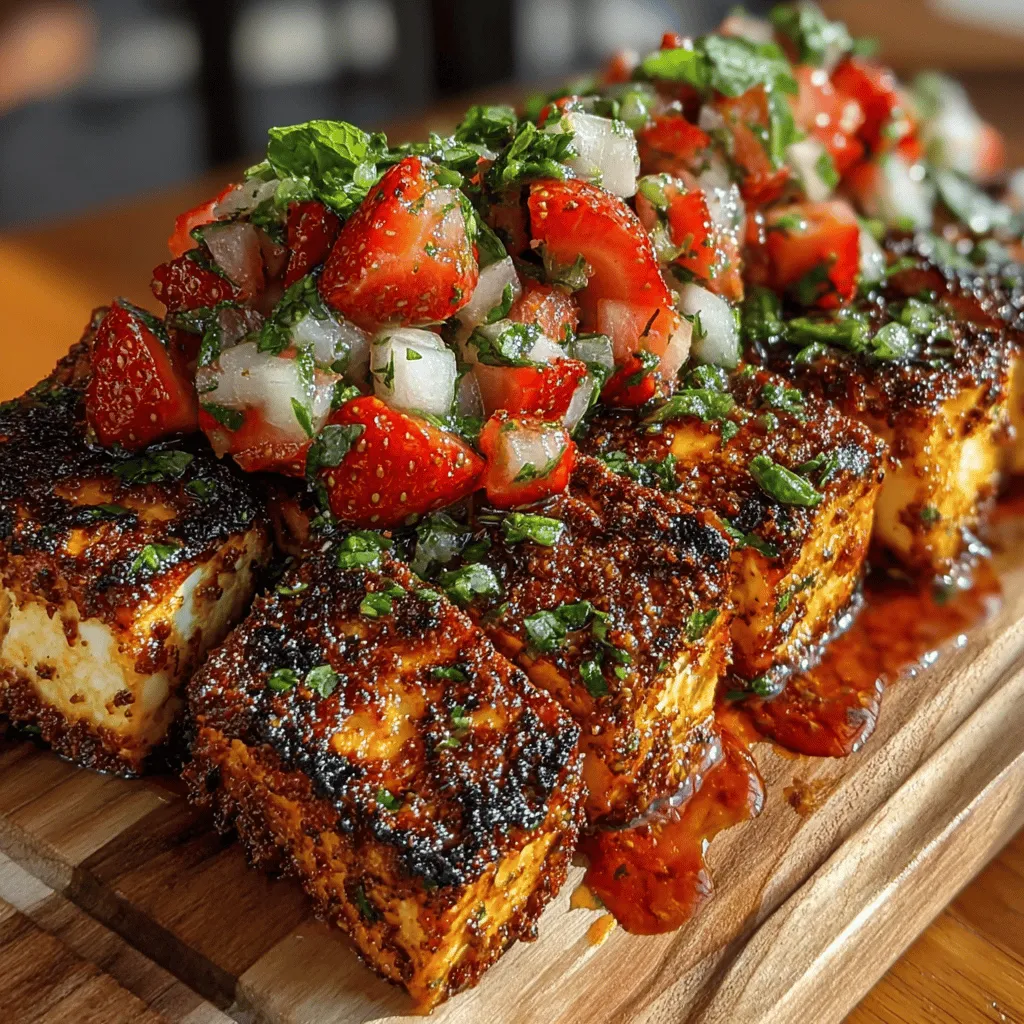 In recent years, plant-based dishes have surged in popularity, becoming a staple in many diets around the world. As people become more health-conscious and environmentally aware, they are increasingly turning to alternative sources of protein, with tofu leading the charge. This versatile ingredient not only provides a healthy alternative to meat but also lends itself beautifully to a myriad of flavor profiles. Among the many creative ways to prepare tofu, grilled tofu skewers stand out as a simple yet satisfying option, especially when paired with a vibrant strawberry salsa that adds a unique twist to the dish.