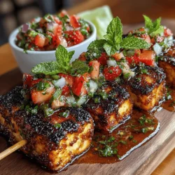 In recent years, plant-based dishes have surged in popularity, becoming a staple in many diets around the world. As people become more health-conscious and environmentally aware, they are increasingly turning to alternative sources of protein, with tofu leading the charge. This versatile ingredient not only provides a healthy alternative to meat but also lends itself beautifully to a myriad of flavor profiles. Among the many creative ways to prepare tofu, grilled tofu skewers stand out as a simple yet satisfying option, especially when paired with a vibrant strawberry salsa that adds a unique twist to the dish.