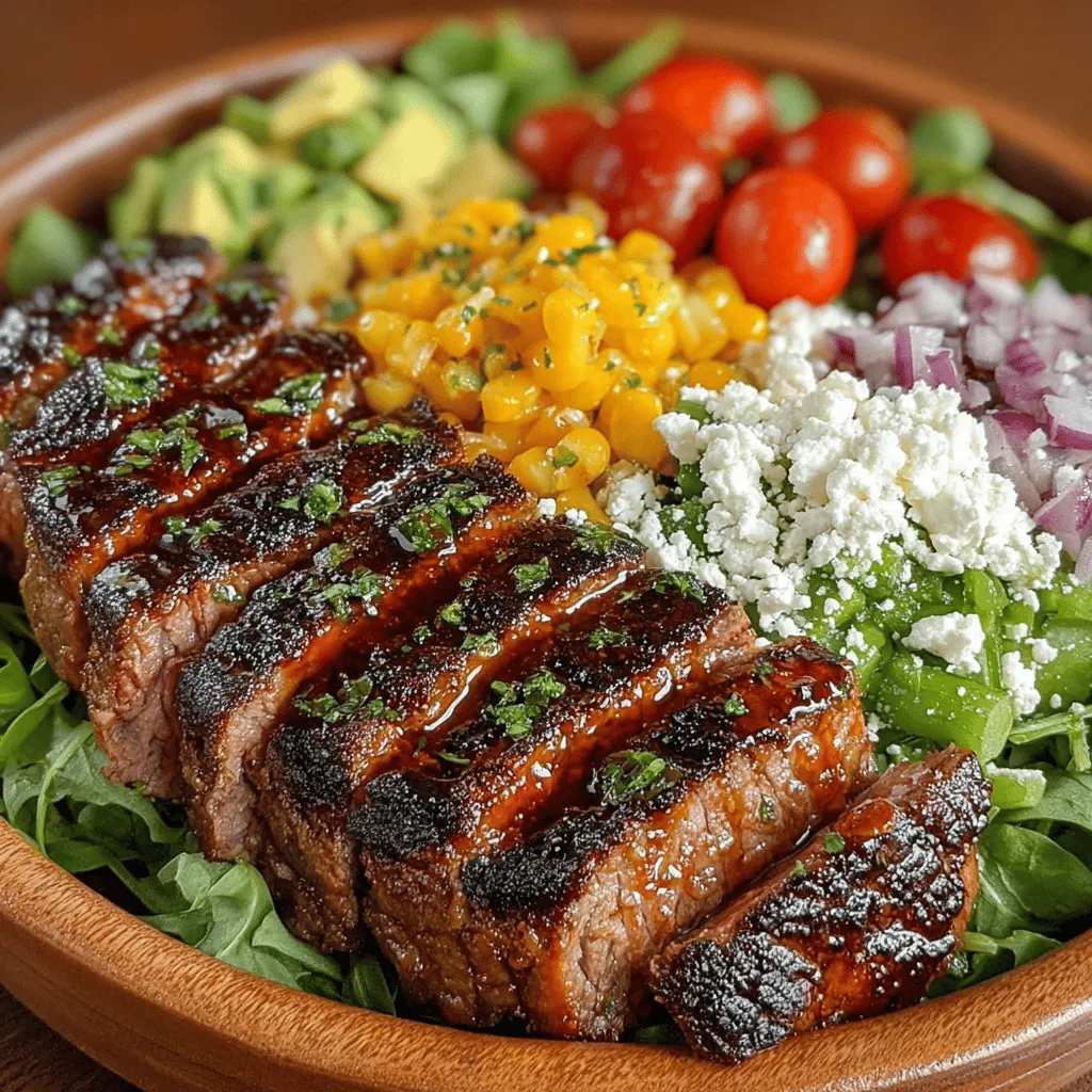 Flank steak is a cut of beef that comes from the abdominal muscles of the cow. Known for its robust flavor and relatively lean texture, flank steak is a favorite among grilling enthusiasts and culinary experts alike. Its distinct grain and rich taste make it an ideal choice for a variety of dishes, especially salads where the meat needs to stand out without overpowering the other ingredients.