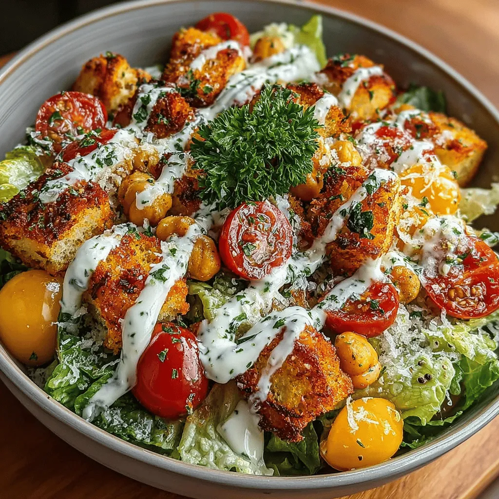 In recent years, there has been a significant shift towards plant-based diets and healthy eating habits, driven by an increasing awareness of nutrition and sustainability. More people are seeking to incorporate wholesome ingredients into their meals without sacrificing flavor. This culinary evolution has given rise to a plethora of innovative recipes that cater to both taste and health, one of which is the Crispy Chickpea Caesar Salad.