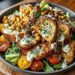 In recent years, there has been a significant shift towards plant-based diets and healthy eating habits, driven by an increasing awareness of nutrition and sustainability. More people are seeking to incorporate wholesome ingredients into their meals without sacrificing flavor. This culinary evolution has given rise to a plethora of innovative recipes that cater to both taste and health, one of which is the Crispy Chickpea Caesar Salad.