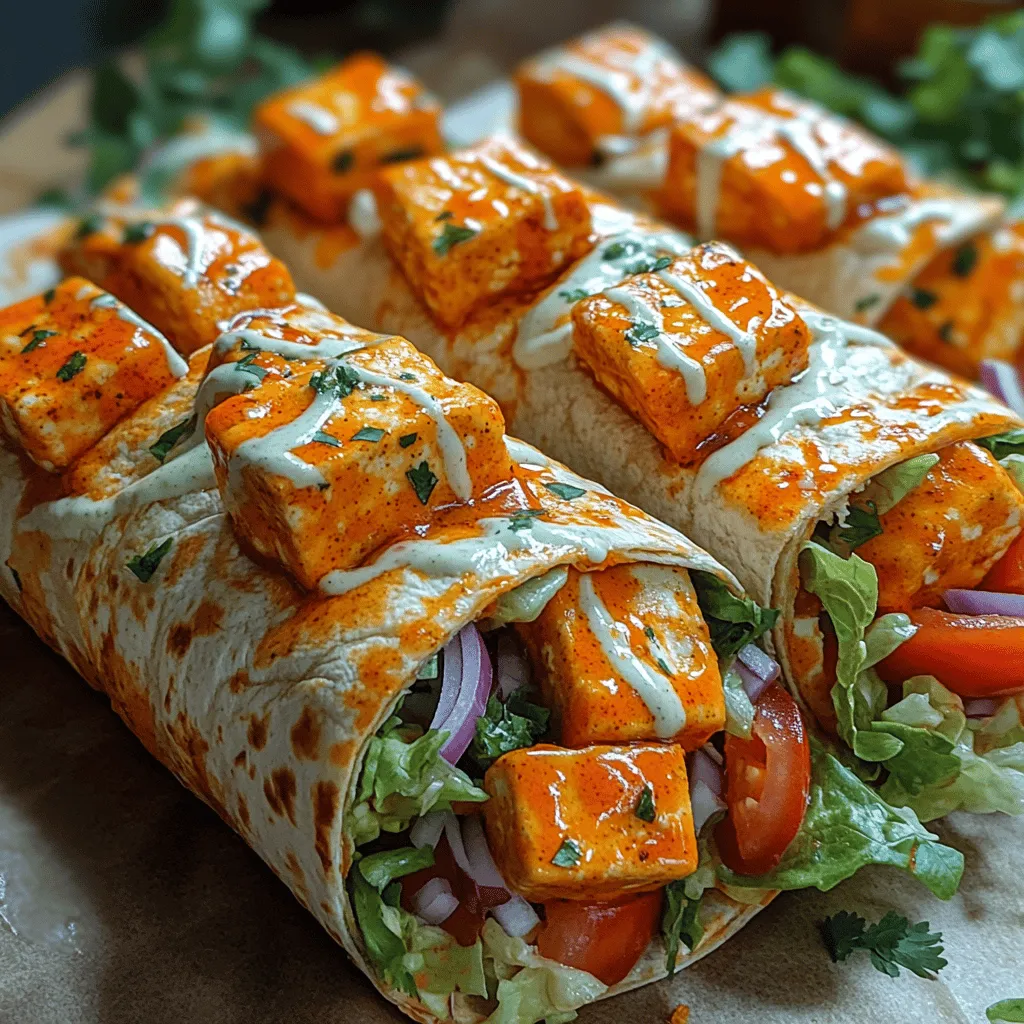 Welcome to the exciting world of plant-based cuisine! If you're on the lookout for a spicy yet healthy meal that doesn't compromise on flavor, look no further than our Fiery Buffalo Tofu Wraps. This recipe is designed for anyone craving a bold dish, whether you're a seasoned tofu enthusiast or a newcomer to the realm of plant-based proteins. These wraps are not just a meal; they are an experience bursting with flavor, texture, and nutrition.