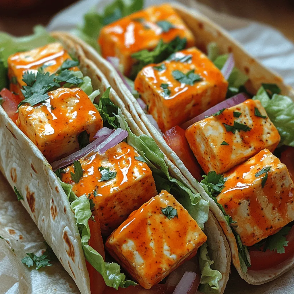 Welcome to the exciting world of plant-based cuisine! If you're on the lookout for a spicy yet healthy meal that doesn't compromise on flavor, look no further than our Fiery Buffalo Tofu Wraps. This recipe is designed for anyone craving a bold dish, whether you're a seasoned tofu enthusiast or a newcomer to the realm of plant-based proteins. These wraps are not just a meal; they are an experience bursting with flavor, texture, and nutrition.