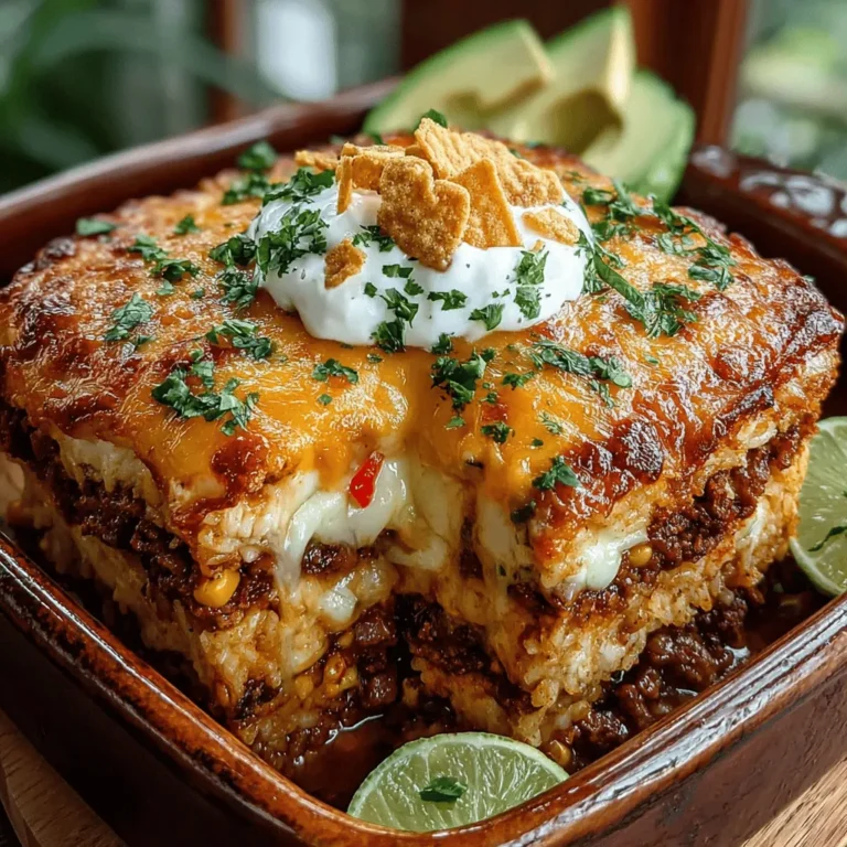Every great dish begins with the basics, and for our Zesty Black Bean Rice Burrito Bake, olive oil, salt, and pepper are essential. The olive oil serves as a healthy fat that enhances the overall flavor profile of the dish. Salt not only elevates the taste but also helps to balance the flavors of the ingredients, while pepper adds a subtle warmth. Together, these ingredients create a foundation that allows the other flavors to shine through.